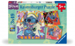 RAVENSBURGER pusle Disney Stitch, 3x49 tk, 1070