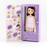FLOSS AND ROCK Puidust magnetiline Dress Up nukk Sofia, 36P2685