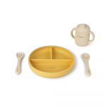 SARO silikoon n&otilde;ude komplekt FOOD&FUN, Mustard, 17602
