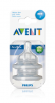 PHILIPS AVENT 8417 toitmislutt Anti Colic, 3k+, 3 ava, keskm.vooga, 2tk SCY763/02