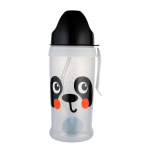 CANPOL BABIES lekkekindel spordipudel raskusk&otilde;rrega BabiesBoo panda, 270 ml, 56/510_whi