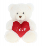 KEEL TOYS pehme m&auml;nguasi karu Harry s&uuml;damega, kreemikarva, 20 cm, SV3475