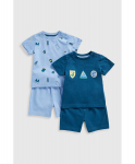 MOTHERCARE l&uuml;hikeste varrukatega t-s&auml;rk + l&uuml;hikesed p&uuml;ksid, 2tk., HD097