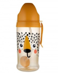 CANPOL BABIES lekkekindel spordipudel raskusk&otilde;rrega BabiesBoo cheetah, 270 ml, 56/510_ora