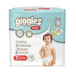 GIGGLES p&uuml;ksm&auml;hkmed Jumbo XXL, 7 suurus, 17+ kg, 27 tk