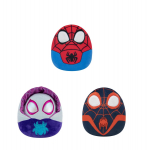JAZWARES SQUISHMALLOWS pehme m&auml;nguasi SPIDEY, 12cm, assort, SQDI00224