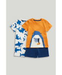 MOTHERCARE l&uuml;hikeste varrukatega t-s&auml;rk ja l&uuml;hikesed p&uuml;ksid 2 tk., LM199 98