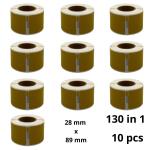 Dymo 99010 S0722370 Gold etiketi rull Dore analoog komplekt 10 t&uuml;kki
