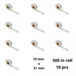 Dymo 11355 S0722550 label roll Dore compatible set 10 pcs removable
