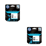 HP 21 C9351AE BK tindikassett komplekt 2 tk