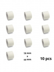 Valge skaala silt 58mm x 60mm s&uuml;damikuga 40mm sildid rullis 700 Dore analoog komplekt 10 t&uuml;kki