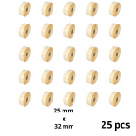 Zebra 800261-105 32mm x 25mm termopaberist etiketid 25 mm s&uuml;damikuga, tootja Dore, 25 tk