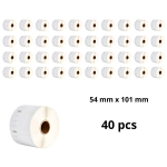 Dymo 99014 S0722430 etiketi rull Dore analoog komplekt 40 t&uuml;kki