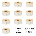 Dymo 11355 S0722550 etiketi rull Dore analoog komplekt 10 t&uuml;kki