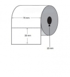 STARTSP 76mm x 38mm termosildi s&uuml;damik 25mm etiketid rullis 810 Dore analoog