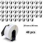 Brother DK-11201 DK11201 29mm x 90mm termopaberist etiketid, tootja Dore, 48 tk