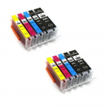 Canon PG-580 + CL-581 PG580 + CL581 10PACK BK/C/M/Y tindikassett Dore analoog