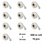 Dymo 11352 S0722520 etiketi rull Dore analoog komplekt 10 t&uuml;kki