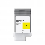Canon PFI-107 PFI107 6708B001 Y tindikassett G&G analoog