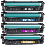 HP 212X W2120X W2121X W2122X W2123X tooner Dore analoog komplekt 4 t&uuml;kki