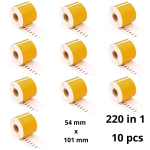 Dymo 99014 S0722430 Gold etiketi rull Dore analoog komplekt 10 t&uuml;kki