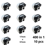 Brother DK-11204 DK11204 17mm x 54mm termopaberist etiketid, tootja Dore, 10 tk