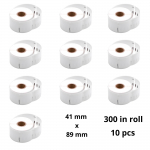 Dymo 11356 S0722560 etiketi rull Dore analoog komplekt 10 t&uuml;kki
