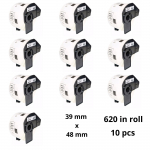 Brother DK-11220 DK11220 39mm x 48mm termopaberist etiketid, tootja Dofe, 10 tk