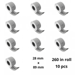 Dymo 99010 S0722370 label roll Dore compatible set 10 pcs removable