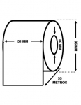 EPSON C33S045536 k&otilde;rgl&auml;ikega etiketirull 51mm x 33m &ndash; pidev etiketirull Dore analoog