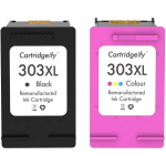HP 303XL T6N03AE + T6N04AE BK/CMY tindikassett Dore vastaava komplekt 2 tk