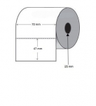 STARTSP 70mm x 47mm termosildi s&uuml;damik 25mm etiketid rullis 630 Dore analoog
