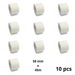 Zebra 58mm x 45m etiketi rull Dore analoog set 10 t&uuml;kki
