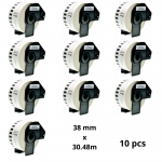 Brother DK-22225 DK22225 38mm x 30480mm termopaberist etiketid, tootja Dore, 10 tk