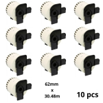 Brother DK-44605 DK44605 62mm x 30480mm termopaberist etiketid, tootja Dore, 10 tk
