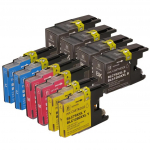 Brother LC1280BK*4+LC1280C/M/Y *2 tindikassett Dore analoog seatud 10 tk