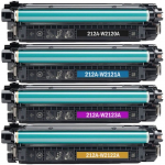 HP 212A W2120A W2121A W2122A W2123A tooner Dore analoog komplekt 4 t&uuml;kki