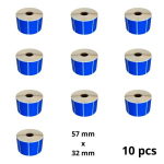 Zebra 800262-125 57mm x 32mm termopaberist etiketid 25 mm s&uuml;damikuga, tootja Dore, 10 tk