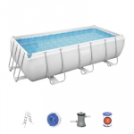 Raamiga bassein Bestway Power Steel 404x201x100 cm kassettfiltriga pumba ja tarvikutega (56441)
