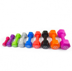 Vin&uuml;&uuml;lhantlid 2kg BODYSOLID Vinyl Dumbbells