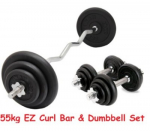 K&otilde;verkangi ja hantlikomplekt 70kg