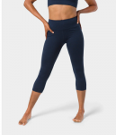 Manduka Dhara Capri Legging Midnight Heather ()