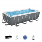 Raamiga bassein Bestway Power Steel 488&times;244&times;122 cm kassettfilterpumba ja tarvikutega (56671)