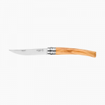 Taskuknivipaksude teradega Opinel nr.10 Oliivipuust k&auml;epide