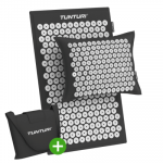 Joogamatt TUNTURI ACUPRESSURE MAT AND PILLOW BLACK