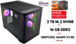 Statsionaarne arvuti | RYZEN 5 7500F, DDR5 16GB 6000MHz, NVME M.2 SSD 2TB, RX 9060 XT 16GB