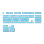 Royal Kludge Pudding PBT Keycaps - (129 tk., Blue, PBT, ISO, ANSI, UK layout)