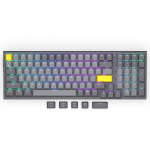 Endorfy Celeris 1800 wireless gray mechanical keyboard with RGB (US, Gateron Yellow Switch)