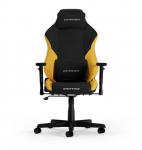 DXRACER DRIFTING XL Must/kollane ergonoomiline tool (Epu nahk)