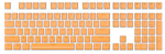 Royal Kludge Pudding PBT Keycaps - (104 tk., Orange, PBT, ANSI, UK layout)